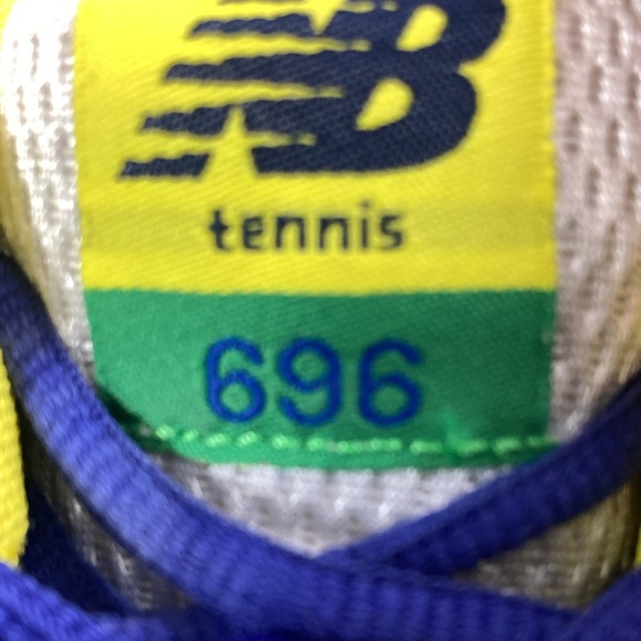 Polo Ralph Lauren by New Balance 696 Men’s Sneakers Athletic Yellow size 7 - Picture 8 of 11